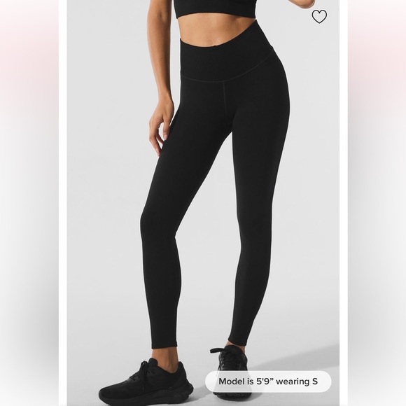 Alo Yoga Seamless Winter Warm Plush High-Waist 7/8 Legging - XS - Picture 1 of 3